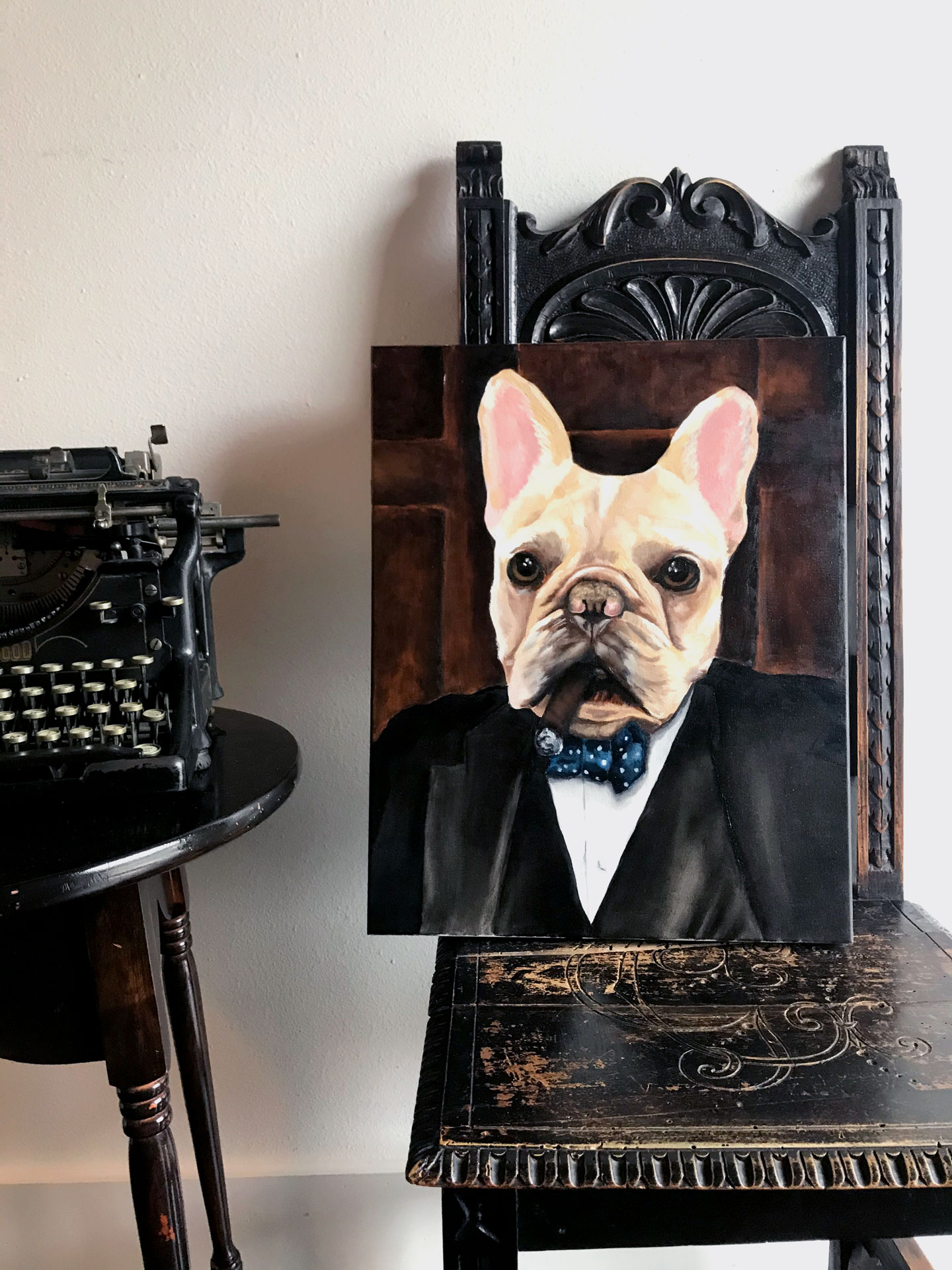 French bulldog portrait