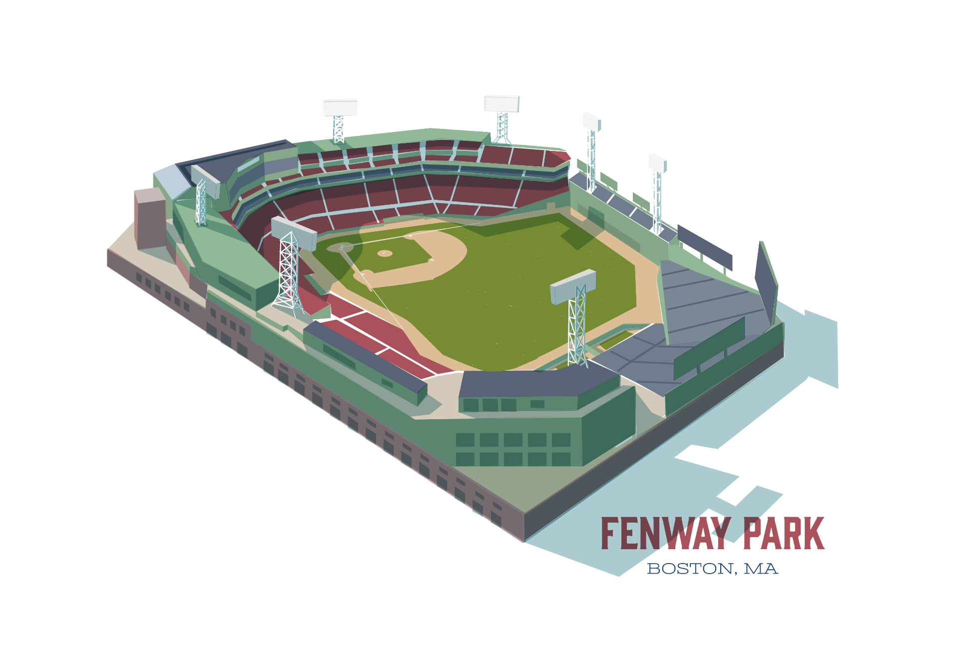 Fenway Park illustration