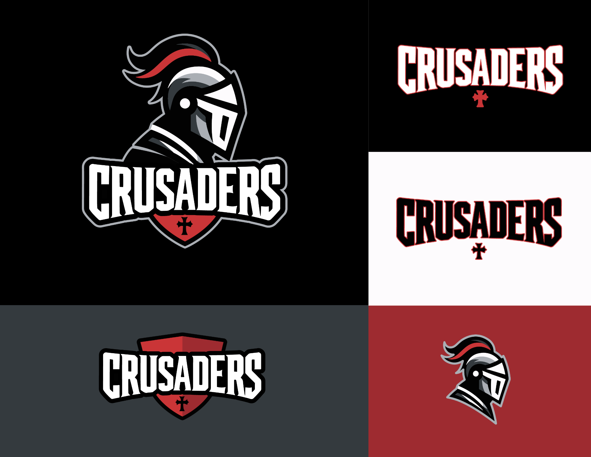 Crusaders logo system
