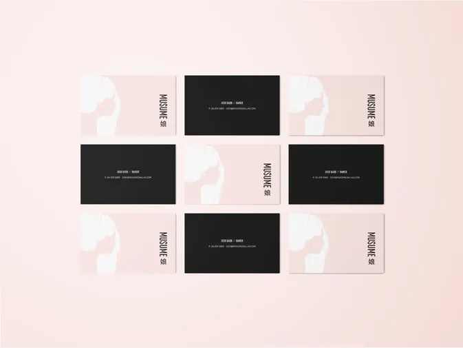 Musume business card system