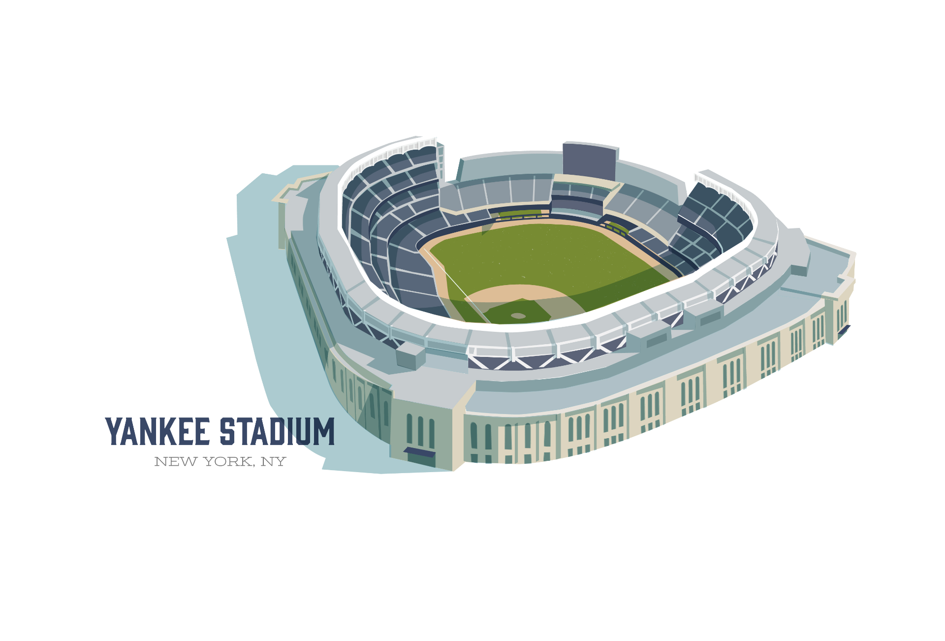 Yankee Stadium illustration